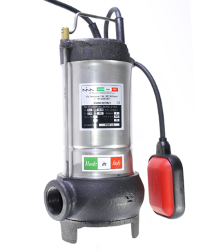 Pompa sommergibile per acque nere hp 1 kw 0.750